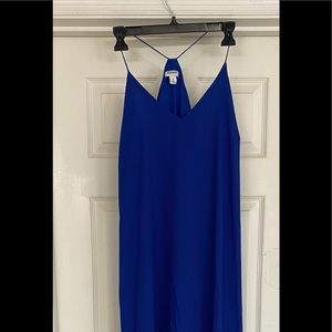 Old Navy-Halter Maxi Dress. Royal Blue-Large